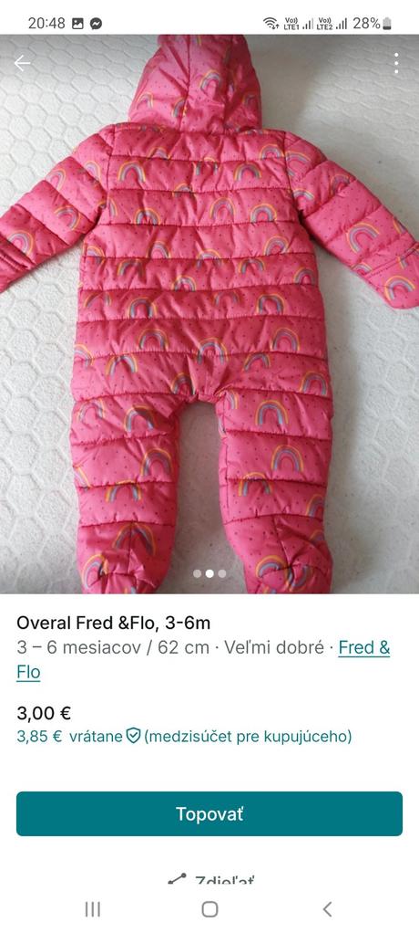 Overal f&f, velk 62, f&f,62