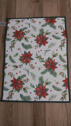 Kvalitná látková podložka s vianočným motívom, 