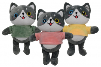 Mačka v tričku 20cm,