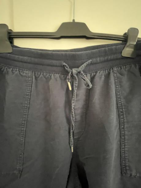 Gap ľanové cuff nohavice, gap