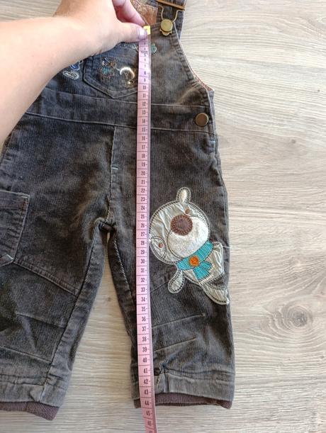 Chlapčenské nohavice na traky, 74