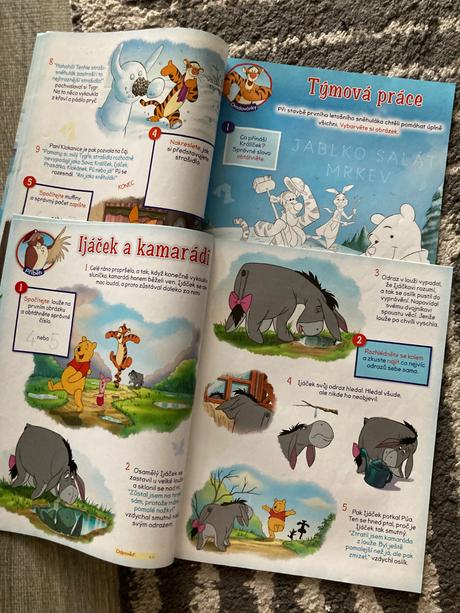 Medvídek pú, peppa pig, moje kamarátka conni, 