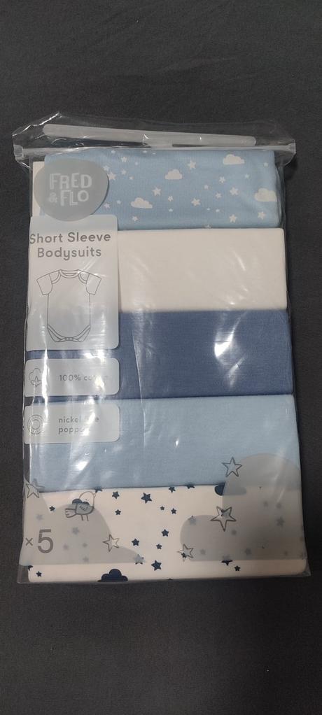 Body krátky rukáv 68 5ks, f&f,68