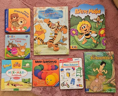 Detské knižky v nemčine 8ks, 