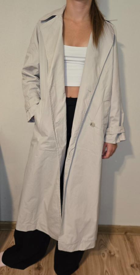 Trenčkot veľ.34/36 (oversize), c&a,s