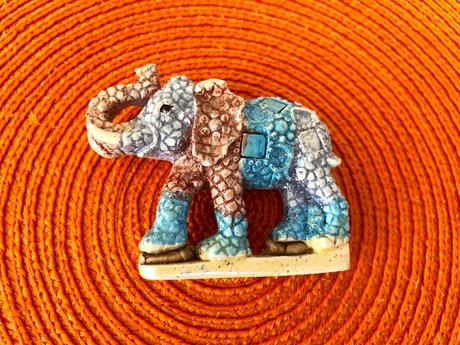 Keramická 3d magnetka slon, 