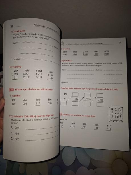 Pracovné zošity pre 3.ročník,