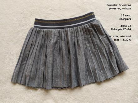 Skladaná suknička, 80
