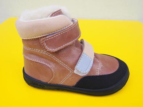 Detské kožené zimné barefoot topánky jonap, jonap,25 / 27 / 29