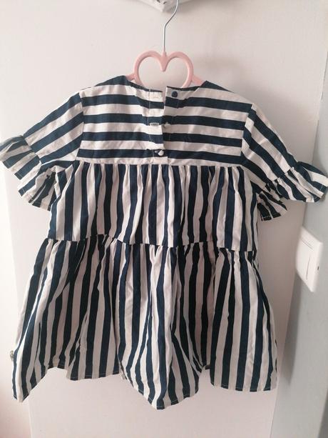 Námornícke šaty s krátkym rukávom, pompdelux,98