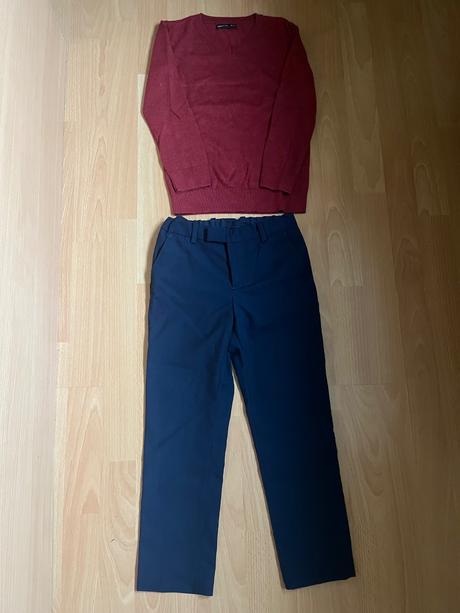 Komplet elegantné h&m nohavice a sveter reserved, h&m,122