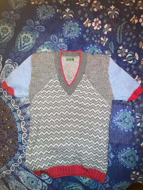 Svetrík s krátkym rukávom, benetton,36