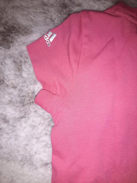 Riflíkové kraťasky geox a tričko adidas, 116