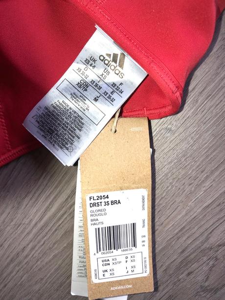 Podprsenka zn. adidas, adidas,xs