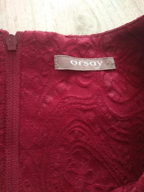 Bordové šaty zn. orsay, orsay,38