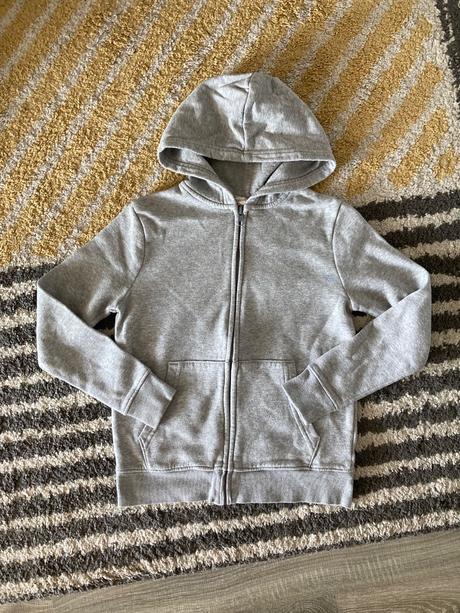 Zateplená mikina 134/140, h&m,134