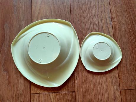 Plastové misky na chrumky a oriešky, 26 a 15 cm,