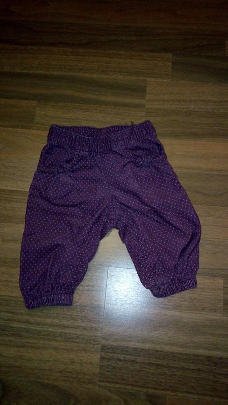 Menčestrové nohavice, h&m,68