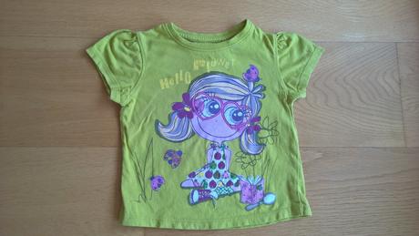 Tricko hello flower s dievcatkom, next,86