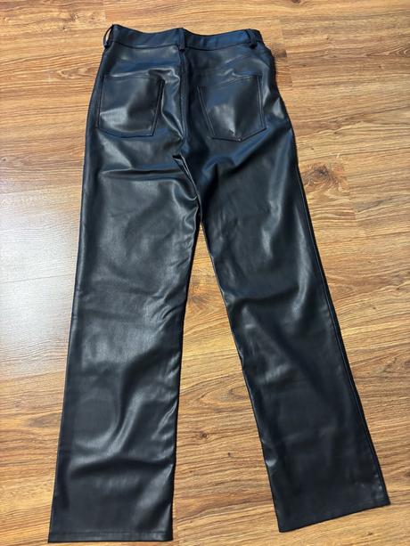 Koženkové nohavice zara, zara,38