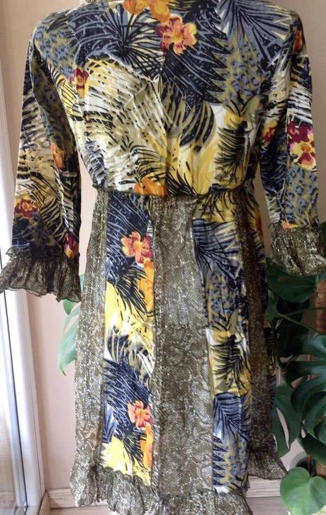 Krásne bavlnene saty 2+1napoly, 38