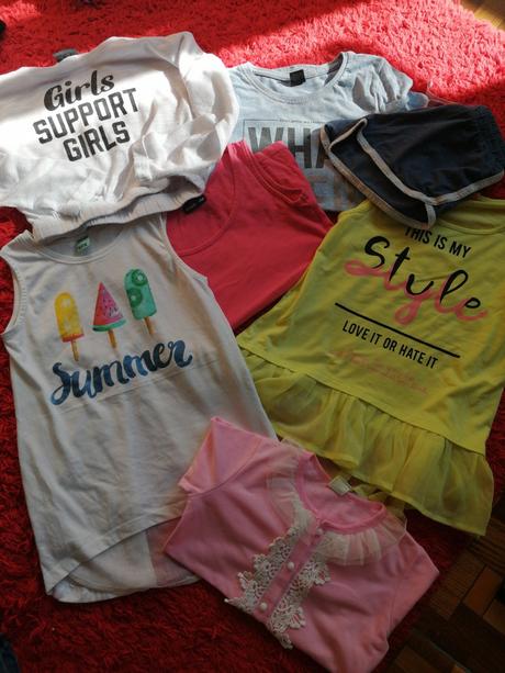 Balík oblečenia 134/140, 122–134