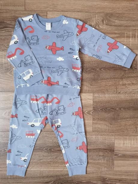 Súprava h&m s motívom áut a lietadiel, h&m,98