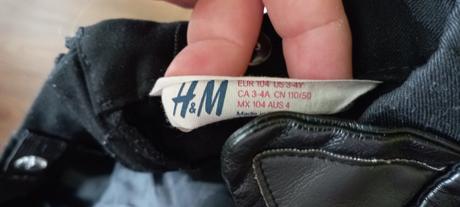 Koženková suknička, h&m,104