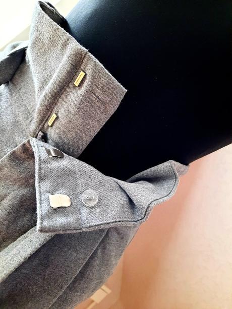 Nohavice s vyšším pásom, h&m,s