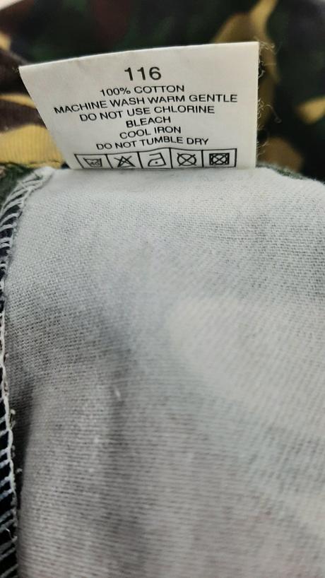 Vojak nohavice čistá bavlna, 116