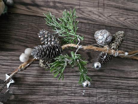 Vianočné zimné dekorácie biele vianoce, 