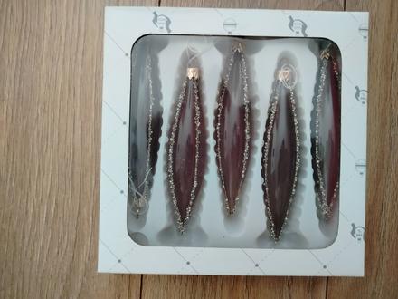 Vianočné sklenené cencúle, 