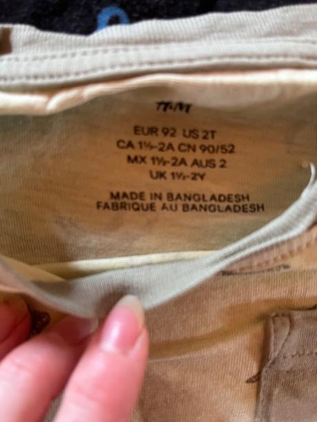 Balík tričiek h&m, next a pepco, 86–98