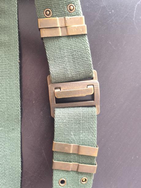 Vojenský textilný opasok, 