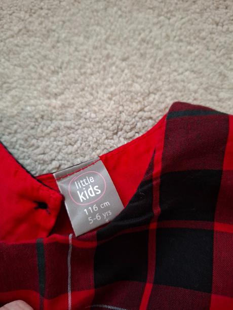 Šaty vianočné top stav, pepco,116