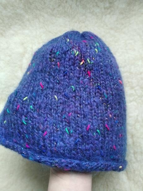 Pletená čiapka, mango,m