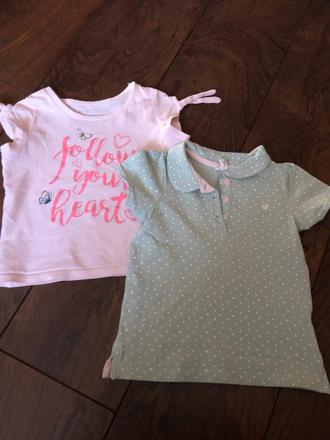 Dievčenské tričká h&m 80, h&m,80