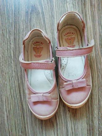 Kožené balerínky, lasocki,27