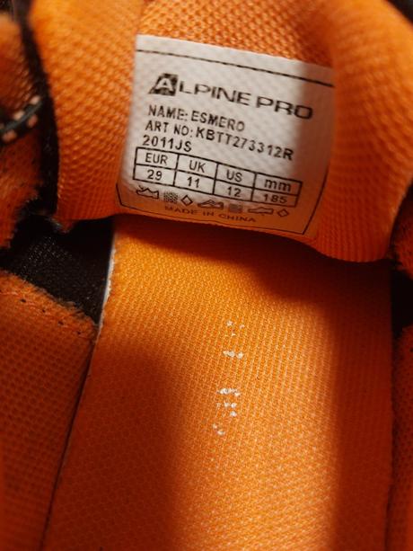 Tenisky turisticke, alpine pro,29