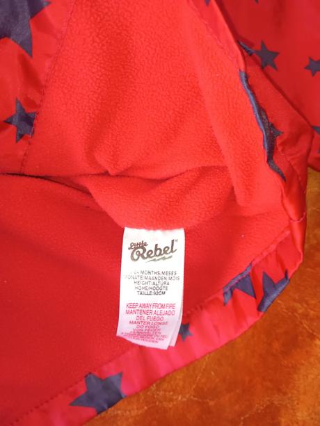 Prechodná bunda hviezdičky, primark,92