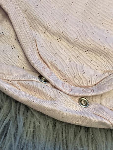 Dievčenské body s mašličkou ružové h&m (74), 74