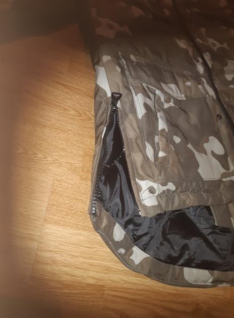 Zimná maskáčová bunda, new yorker,s