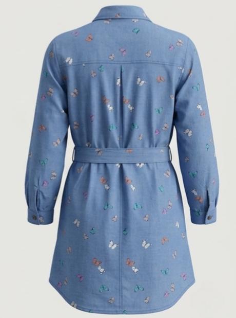 Košeľové šaty, h&m,128