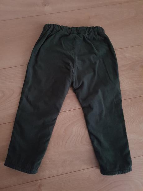 Podšité menčestraky, h&m,92