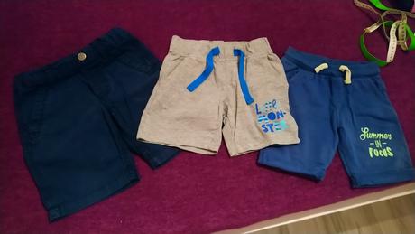 2 x kraťasy, h&m,98