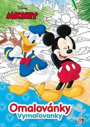 Omaľovánka a4 mickey mouse,