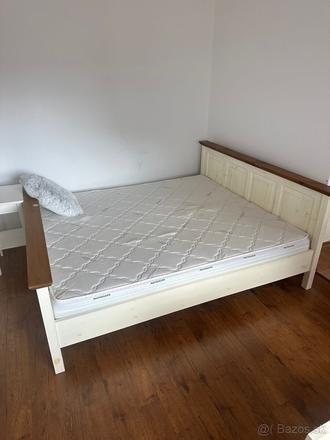 Manželská posteľ aj s matracom 180x200,