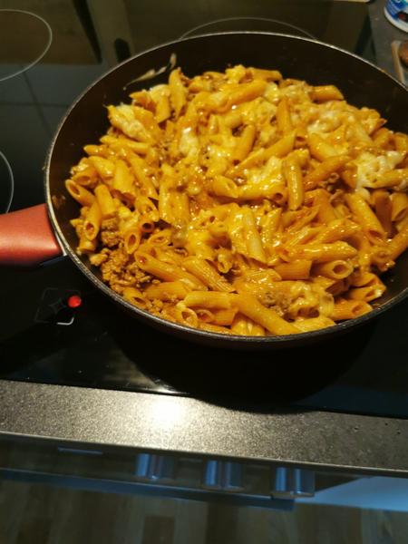 20 minútové cestoviny, mäsko a syr