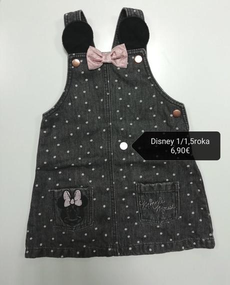 Minnie rifľové šaty šatová sukňa, disney,86