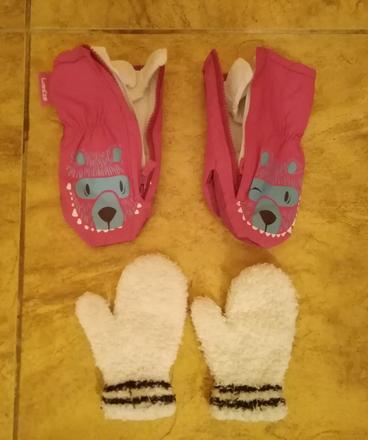 Predám rukavice wedze, rukavice biele, 116